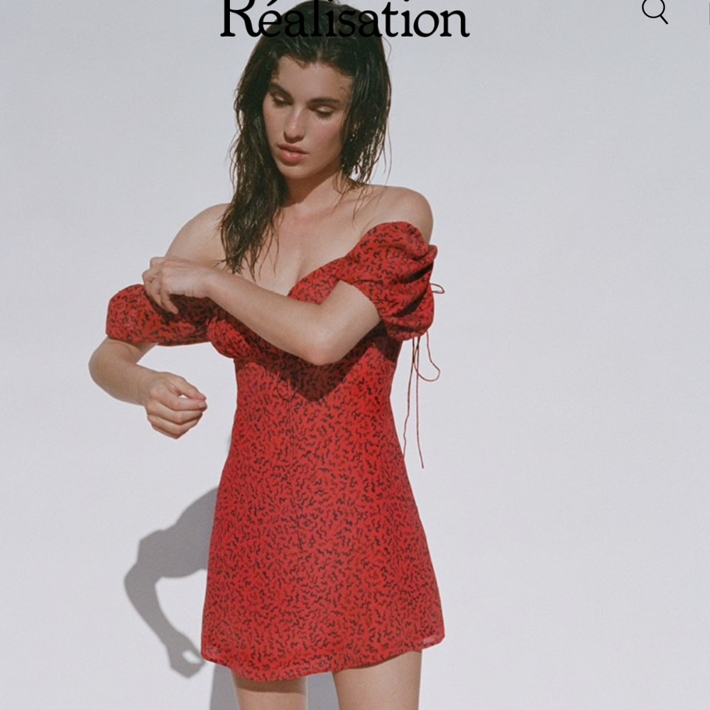 Realisation Par Red Mini Dress